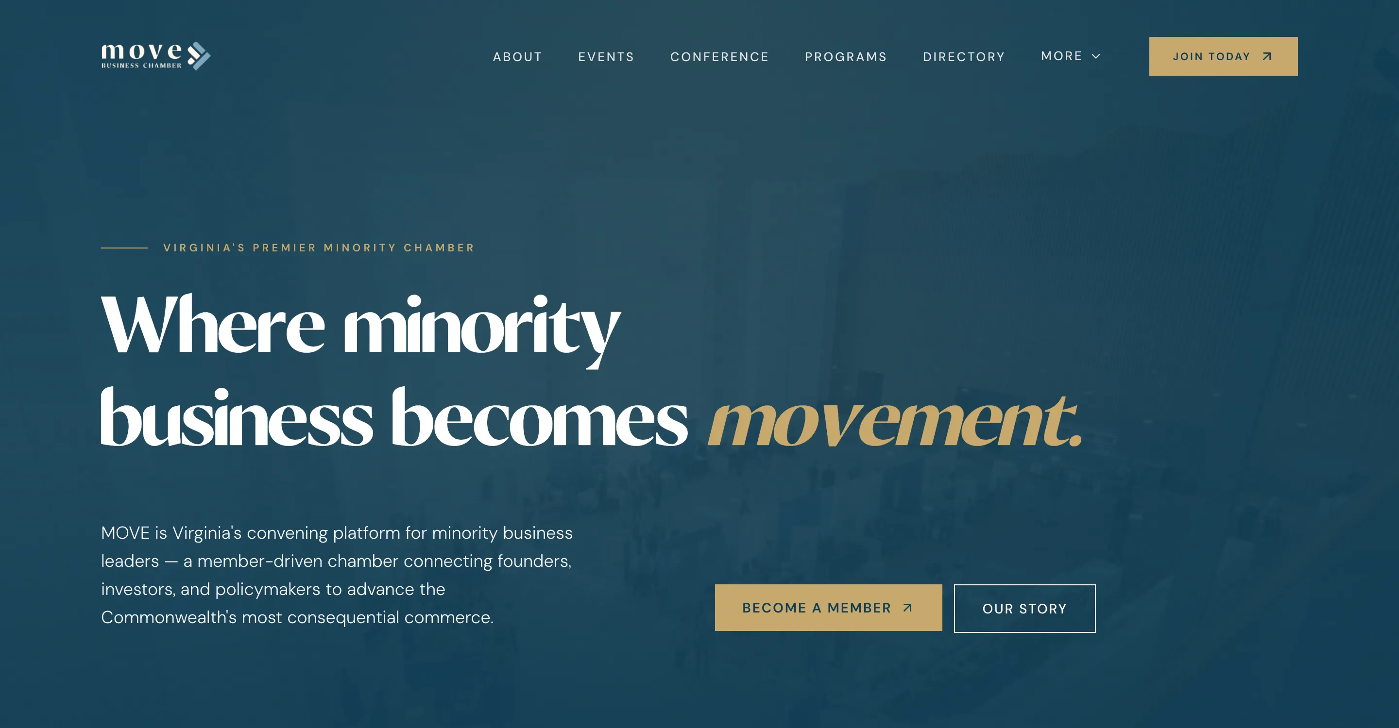 The MOVE Business Chamber home page